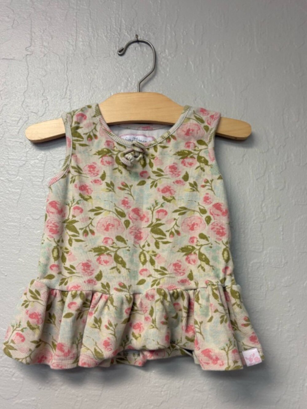 $15 ADD ON sweet honey rose print top